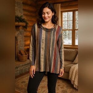 Cashmere Angora Tunic Sweater